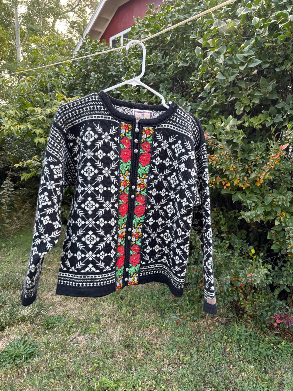 Dale of Norway Wool Cardigan Sweater